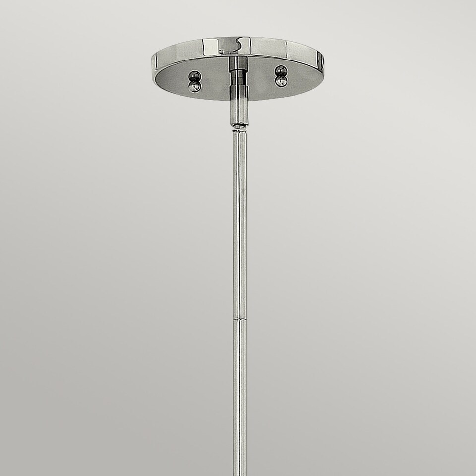 image 1 of Zelda 1 Light Ceiling Mini Pendant Polished Nickel, E27