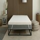 image 4 of Cool Quilted Memory Foam Mattress Topper - 2" Deep, Pressure-Relieving Support White | 1 Inch Thickness | Double