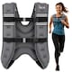 image 1 of HOMCOM 8KG Weighted Vest with Adjustable Straps, Pocket, Reflective Strips