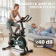 image 5 of SPORTNOW Exercise Bike for Home with Smart APP, 0-100% Magnetic Resistance