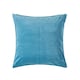 image 1 of Homescapes Blue Velvet Cushion Cover - 40 x 40 cm | Multi | 40 x 40 cm | 1