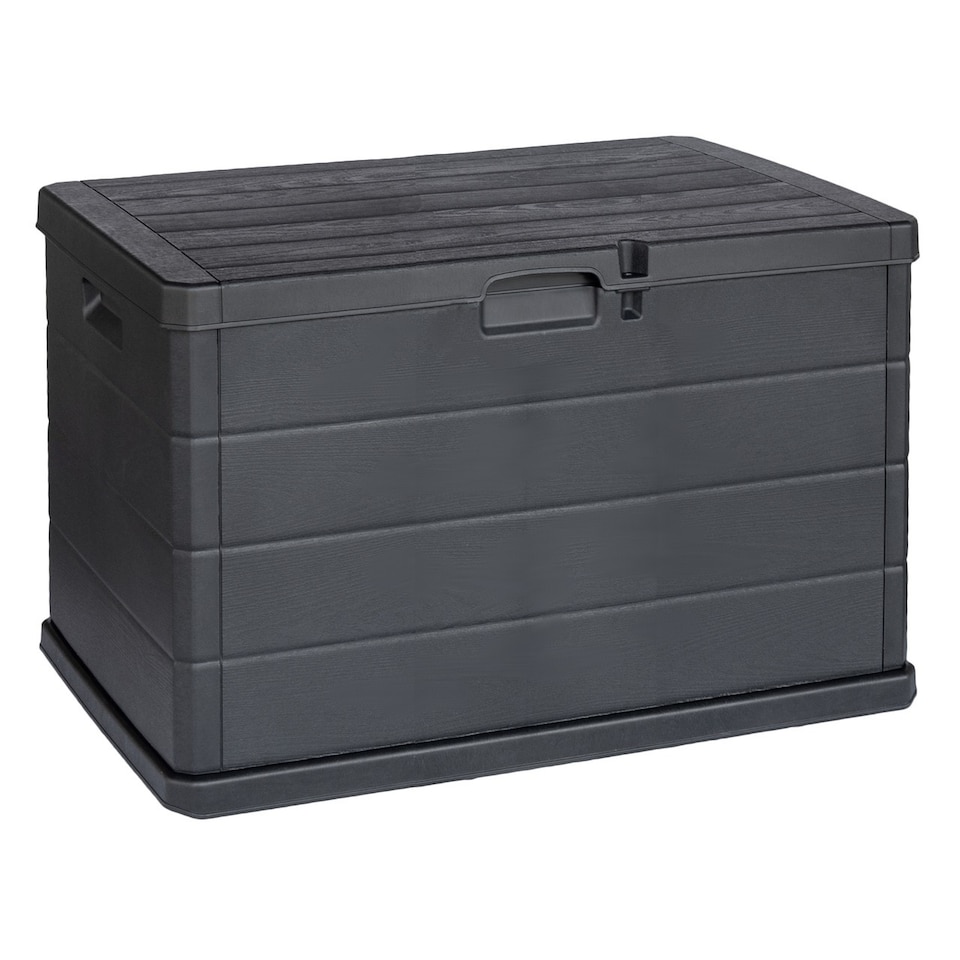 image 1 of 200L Large Lockable Outdoor Garden Storage Box Heavy Duty Patio Cushion Chest