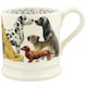 image 3 of Mug: 1 x 300ml Emma Bridgewater Dogs All Over Half Pint Mug, Ceramic White