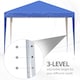 image 6 of Outsunny 3 x 3M Garden Pop Up Gazebo Height Adjustable Marquee Party Tent Wedding Canopy with Carrying Bag, Blue