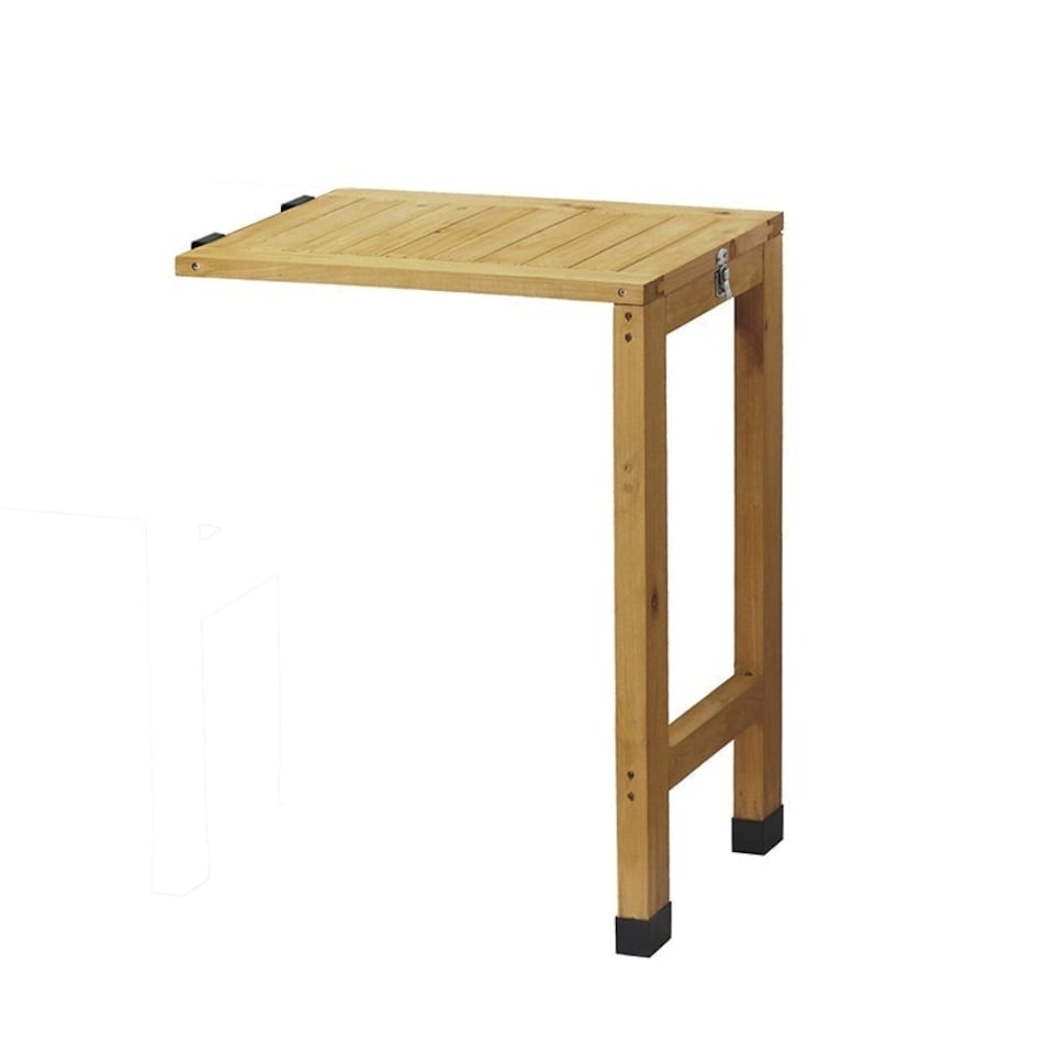 Wallhugger Side Table Natural Brown