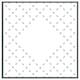 image 4 of Crosses & diamonds (Picture Frame) White | XL
