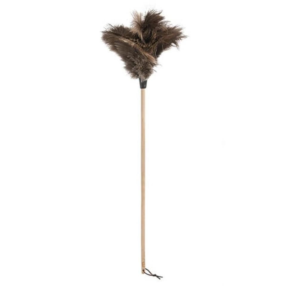 image 1 of Valet Ostrich Feather Duster Beech Handle 70cm