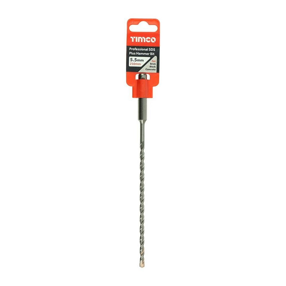 image 1 of Timco - Professional SDS Plus Hammer Bit (Size 5.5 x 210 - 1 Each)