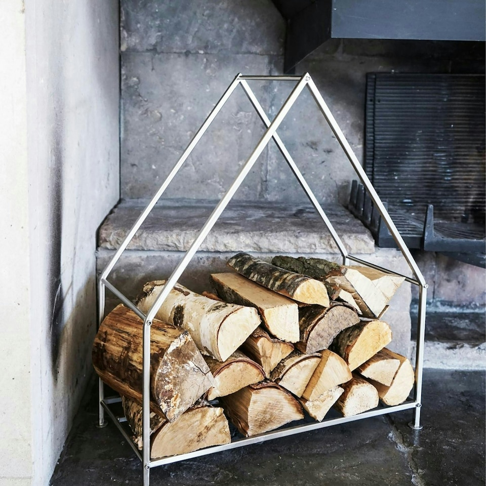image 1 of House Log Holder | Black
