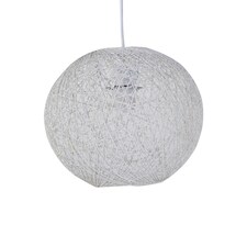 Abaca - White 10 Globe Ceiling Light Shade" White