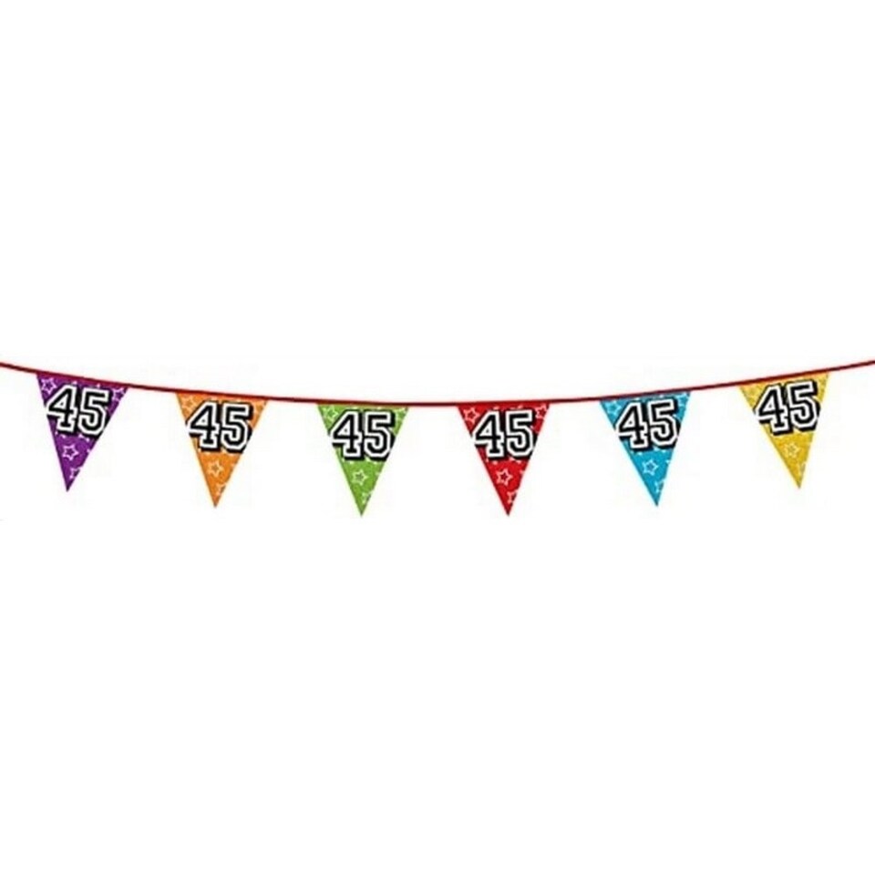 Boland 45th Birthday Bunting - Multicoloured - One Size
