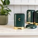 image 2 of Lovello Coffee Canister Green Textured 11x11cm