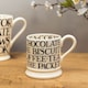 image 4 of 1 x 300ml Emma Bridgewater Black Toast All Over Writing Half Pint Mug, Ceramic | Multi | 1