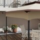 image 9 of Outsunny 3.25mx3.25m 2-Tier Gazebo Cover Replacement, 30+ UV Protection, Beige