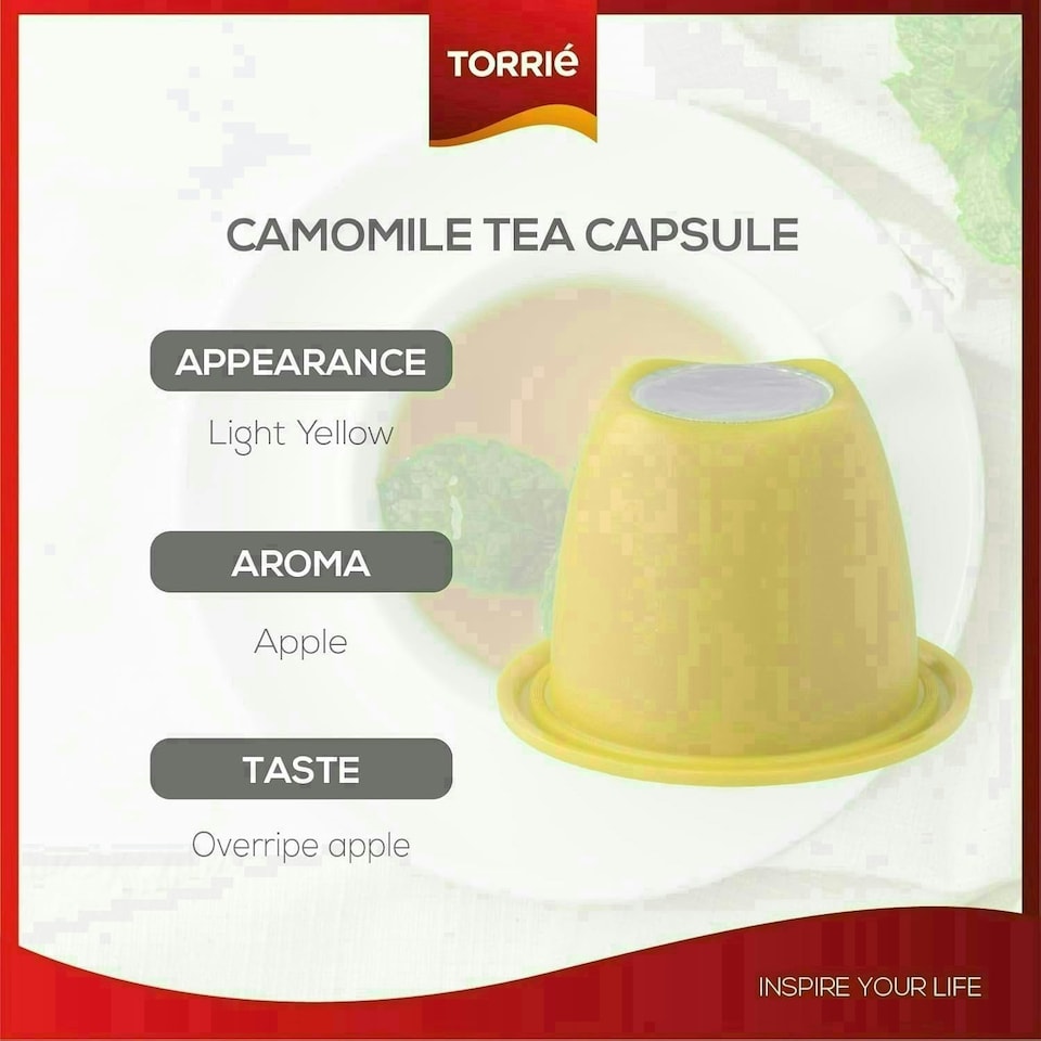 image 1 of Camomile Tea Nespresso ® Compatible Coffee Machine Capsules (10 Pods)