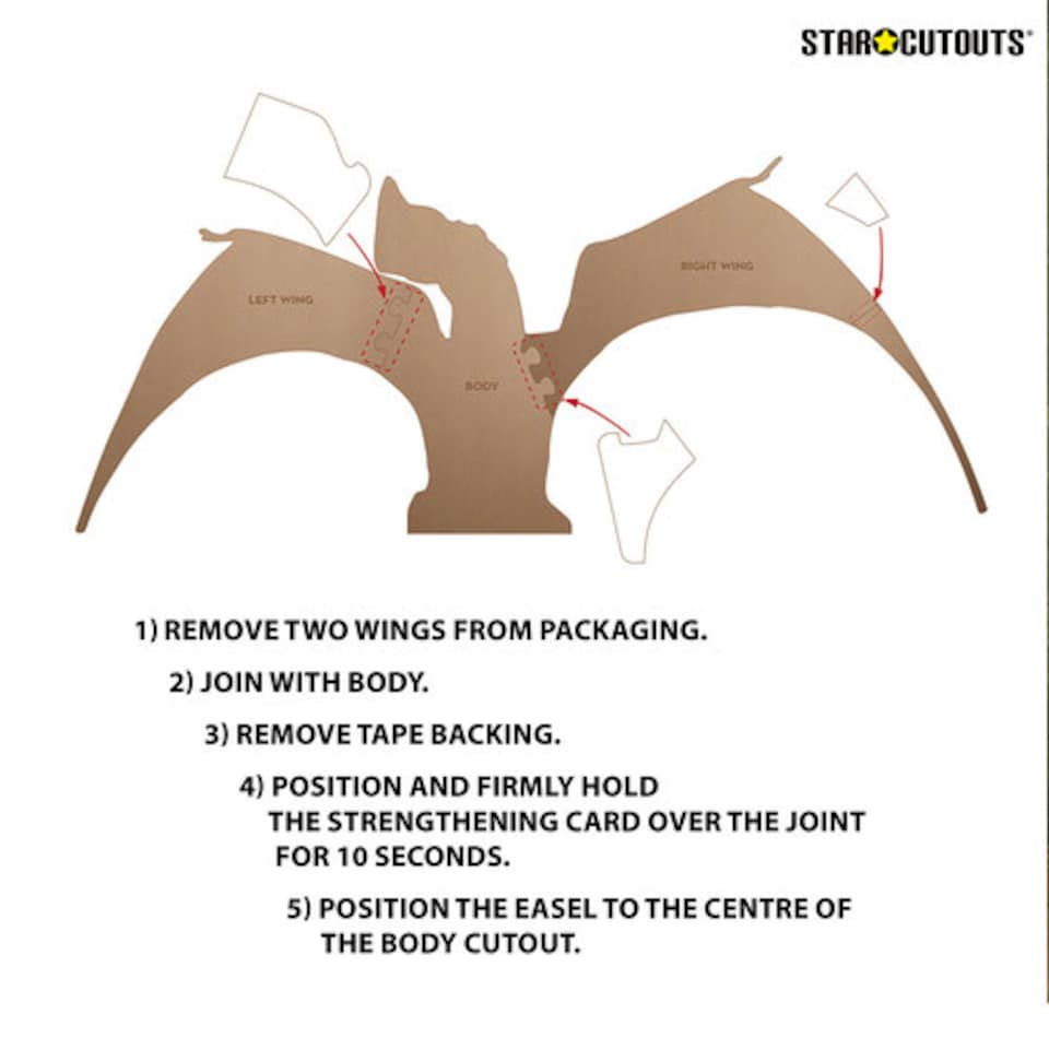 image 1 of Jurassic World Quetzalcoatlus Lifesize Cardboard Cutout 94cm