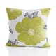 image 1 of Poppy Chenille 45cm x 45cm Lime Cushion Set of 4 Green | Cream & Grey | 45cm x 45cm x 10cm