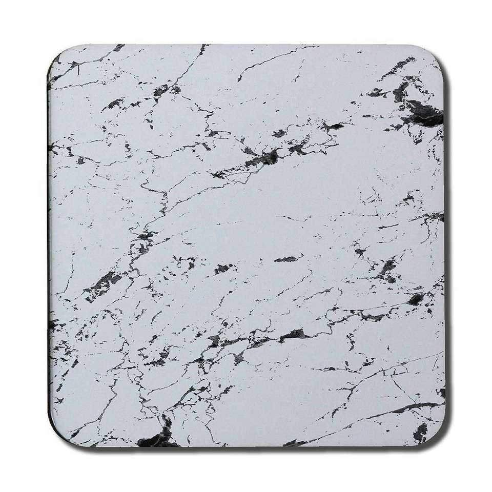 image 1 of Thin Black Marble (Coaster)