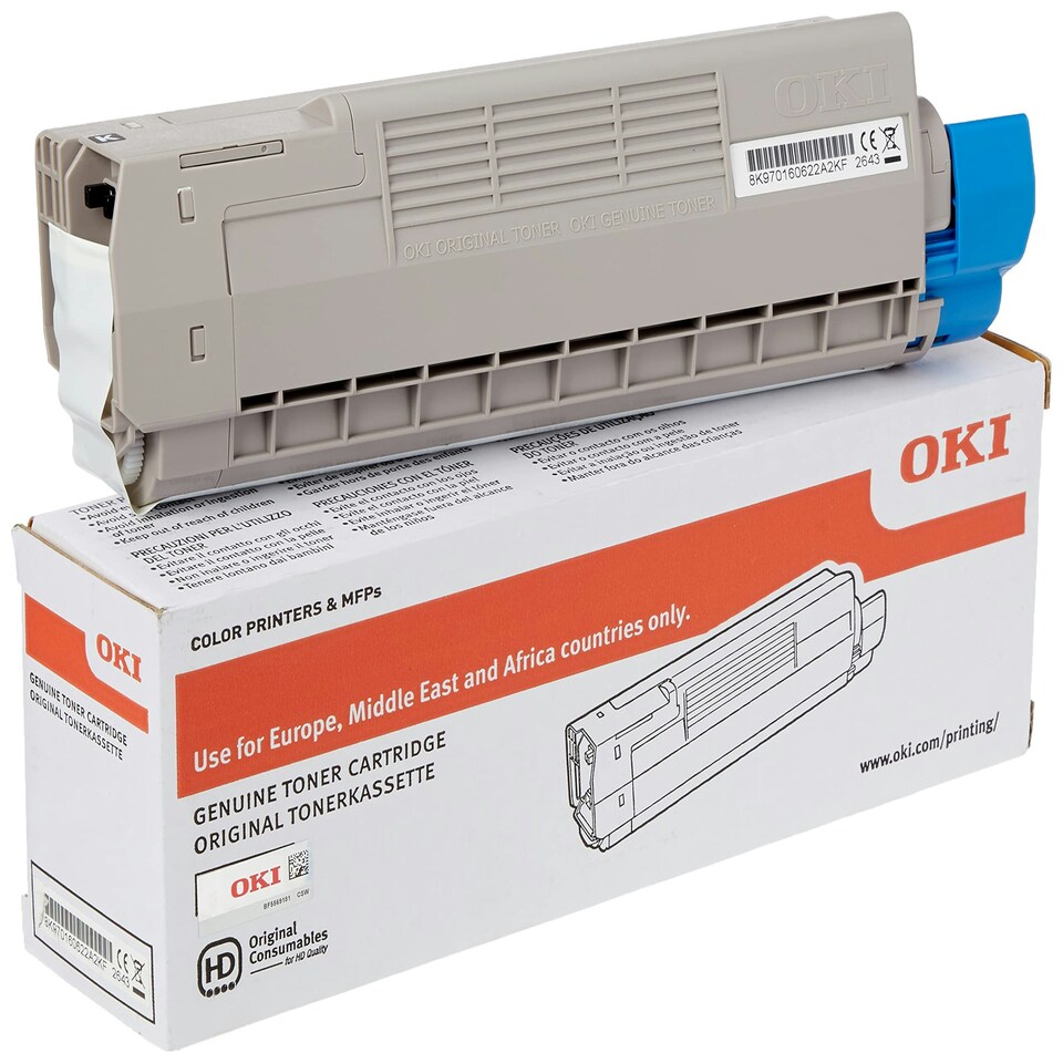 image 1 of OKI - black - original - toner cartridge