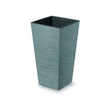 FURU Square Tall Planters with Inserts - 45x24x24 cm | Grey | 1
