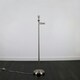 image 2 of ValueLights Modern Adjustable Swing Arm Floor Lamp Base In Brushed Chrome Finish Chrome