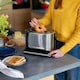 image 2 of Russell Hobbs Attentiv 2 Slice Toaster - Brushed