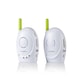 image 9 of Nedis Audio Baby Monitor FHSS Secure Wireless Baby Phones with Intercom and 300m Range - Green/White