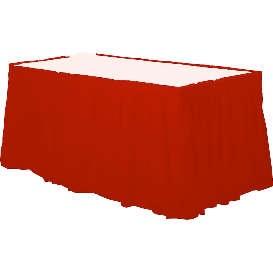 Amscan Rectangular Plastic Tablecover - Orange Peel - 137cm x 274cm