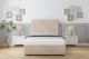 image 2 of Sloomy Mayfair Sand Naples Divan Bed Base 4 Drawers With 54 Inch Floor Standing Headboard | Cream | Sand | Small Double | 1