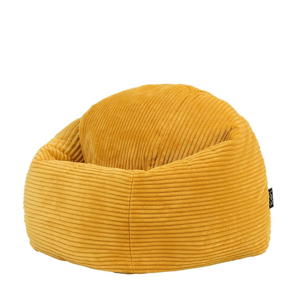 image 1 of icon Kids High Rest Beanbag Corduroy Yellow Yellow | Yellow