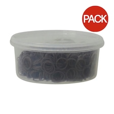 Supreme Products Horse Plaiting Bands (Pack of 250) - Brown - One Size