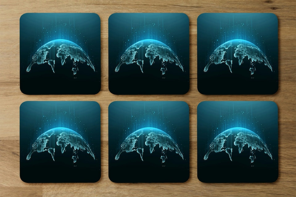 image 1 of Map of the planet (Coaster)