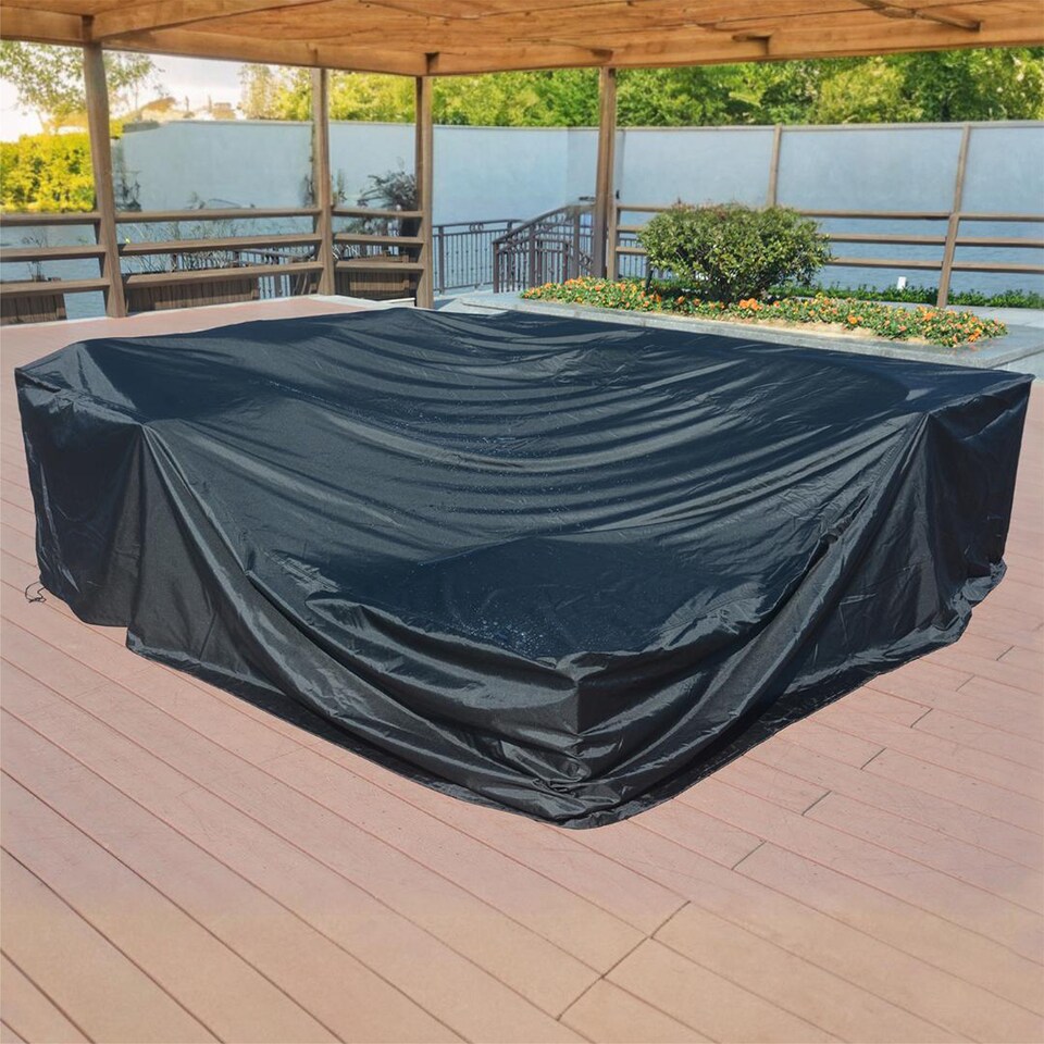 image 1 of Direct Wicker Patio Furniture Cover, 600D Heavy Duty Outdoor Waterproof Furniture Cover