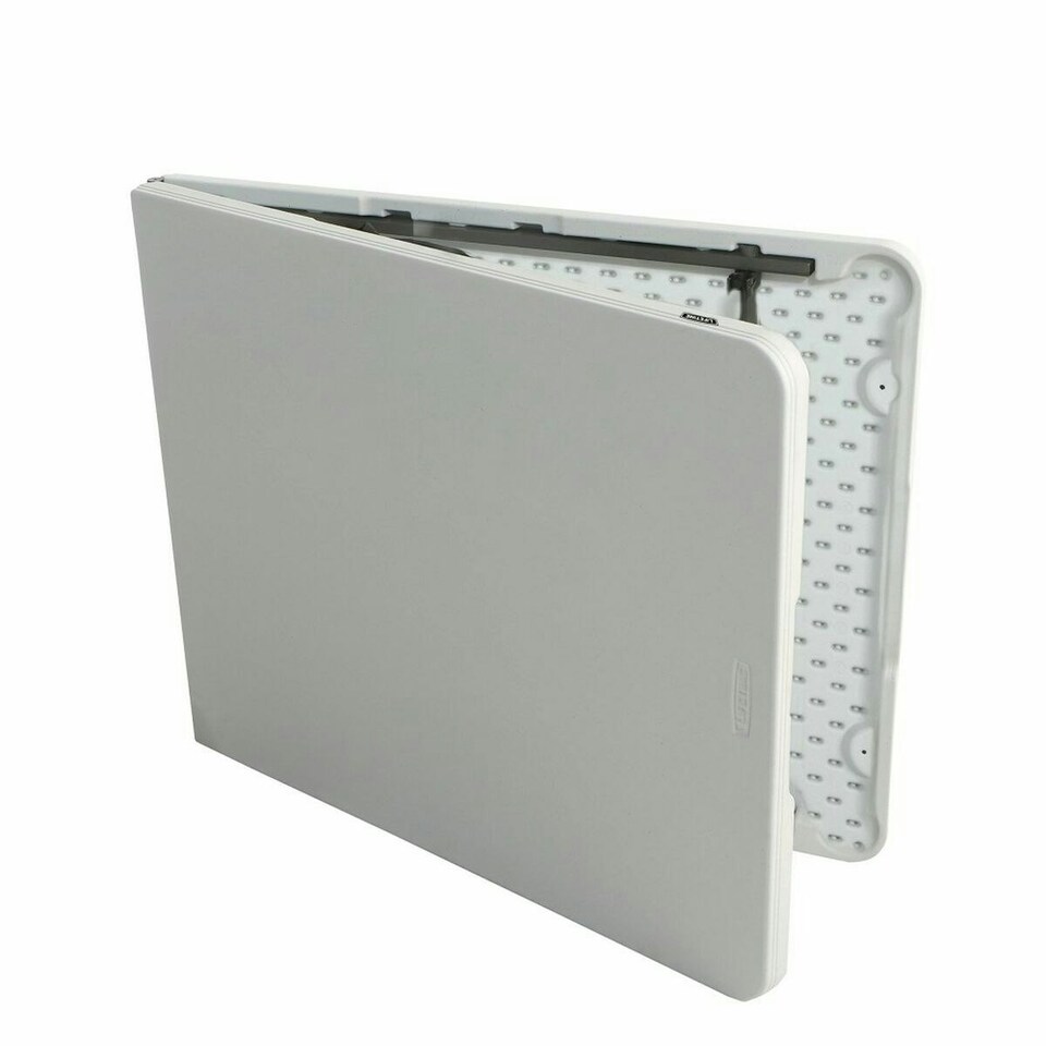 image 1 of Folding Table Lifetime White Rectangular Steel Plastic 185 x 76 x 74 cm