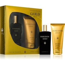 Instituto Español Posseidon Gold Men Gift Set 100ml EDT Spray + 100ml Aftershave