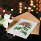 image 4 of Pierre-Joseph Redouté Art Card Vintage Carolina Rose Illustration