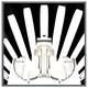 image 1 of Art deco skyscraper in black & white (Picture Frame) Grey | L