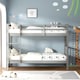 image 3 of Oliver Grey Single Wooden Bunk Bed