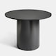 image 4 of OHS Madison Ribbed Round Dining Table Wood Effect