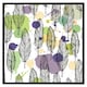 image 1 of Spotted coloured feather pattern, background (Picture Frame) Black | M
