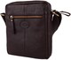image 3 of London Leathergoods Mens / Womens Premium Soft Leather Handbag / Shoulder / Cross Body Bag | Brown | Dark Brown