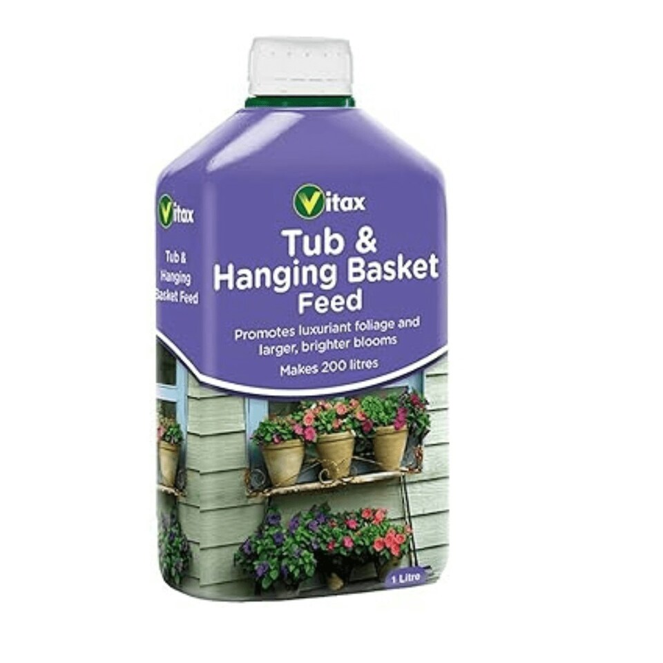 image 1 of Vitax Liquid Feed for Hanging Baskets - 1L