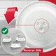 image 5 of SPARES2GO Microwave Turntable Glass Plate for Breville (10" / 255mm)