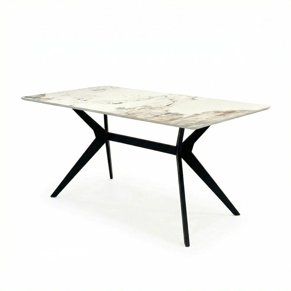 image 1 of San Diego Marble Top Dining Table with Charlotte Velvet Chairs - Grey | Grey