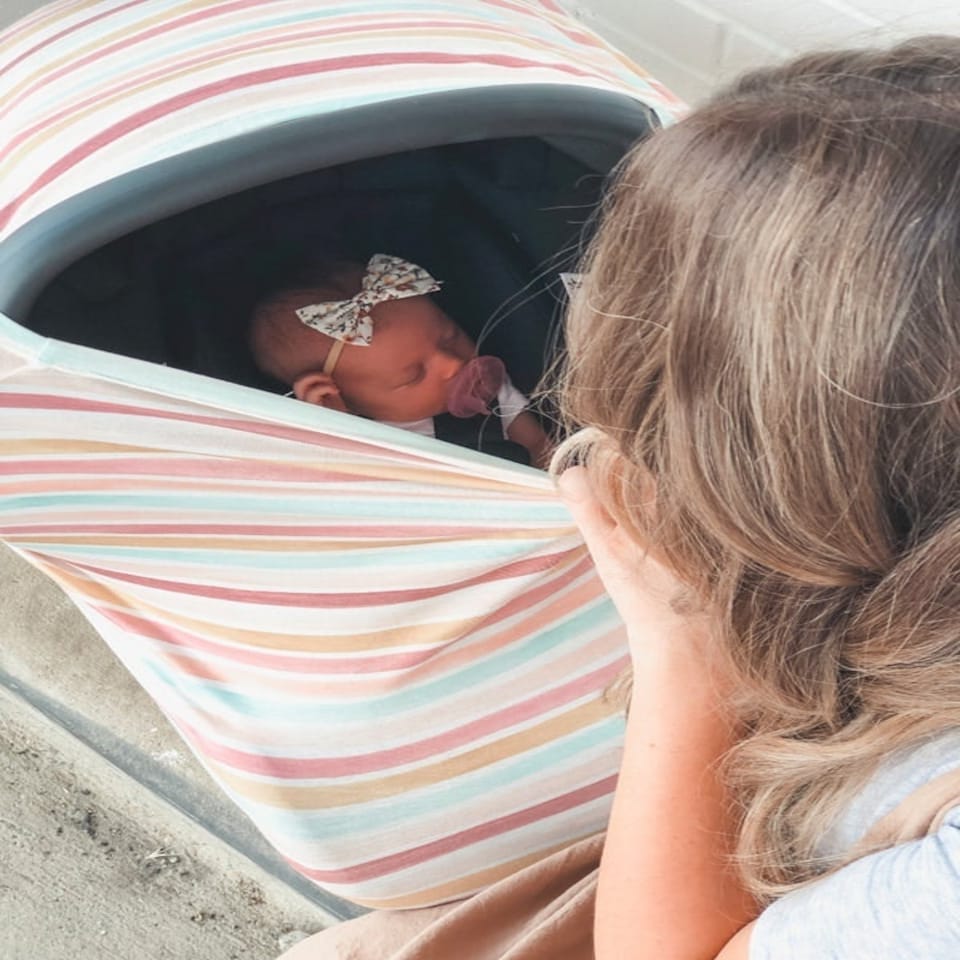 image 1 of Copper Pearl Nursing & Car Seat Cover Enchanted