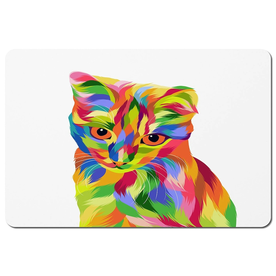 Animal Cat Illustration Pop Art (Placemat)