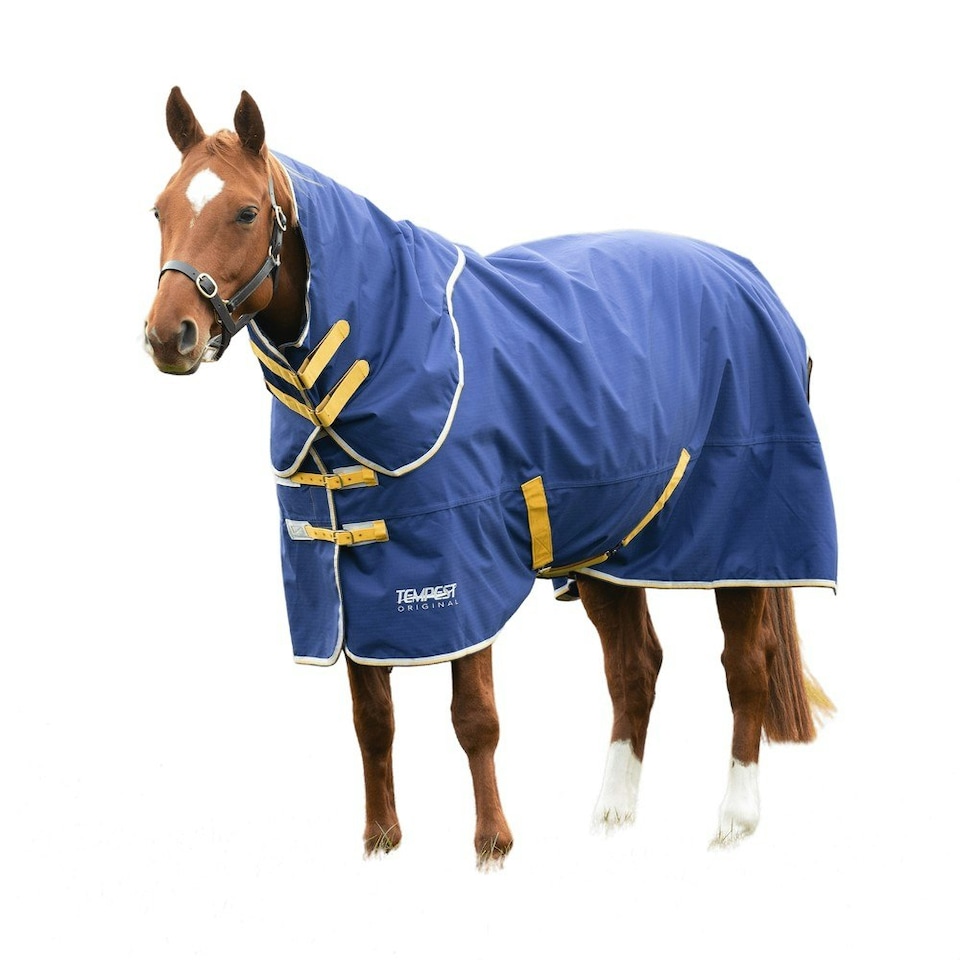 Tempest Original 50g Horse Turnout Rug & Neck Cover - Navy - 5´