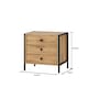 image 5 of Bedside with 3 Drawers