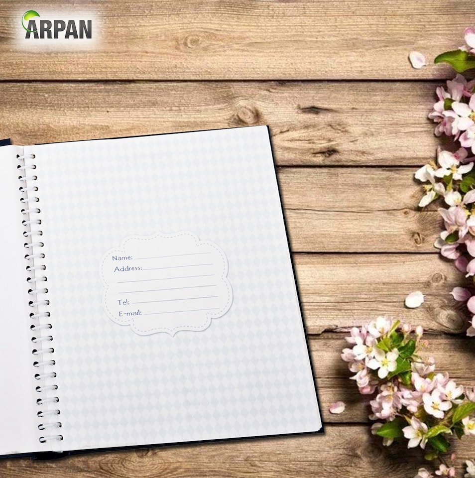 image 1 of ARPAN Self-Adhesive Photo Album – 20 Sheets / 40 Sides Spiral Bound Memory Book – Sticky Page Scrapbook Album for Various Sized Photos, Keepsakes & Special Memories