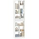 image 1 of COSTWAY 180CM Bookcase Modern Bookshelf with 10 Open Cubes White
